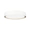 Z-Lite Kawan 1 Light Flush Mount, 16in. W x 5.25in. L, Matte White and Modern Gold 1014F16-MW-MGLD-LED - alternate 7